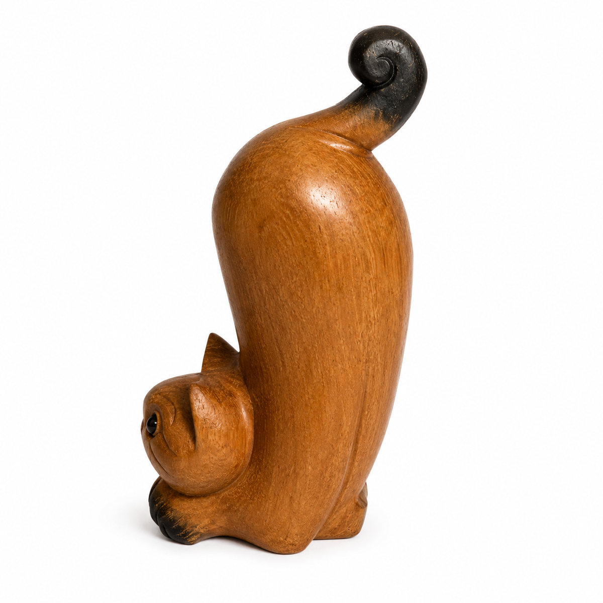 Wooden Cat Whistle – Standing Tail-Up Style