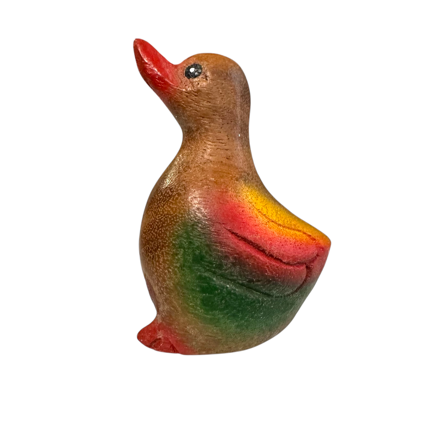 Painted Wooden whistle duck
