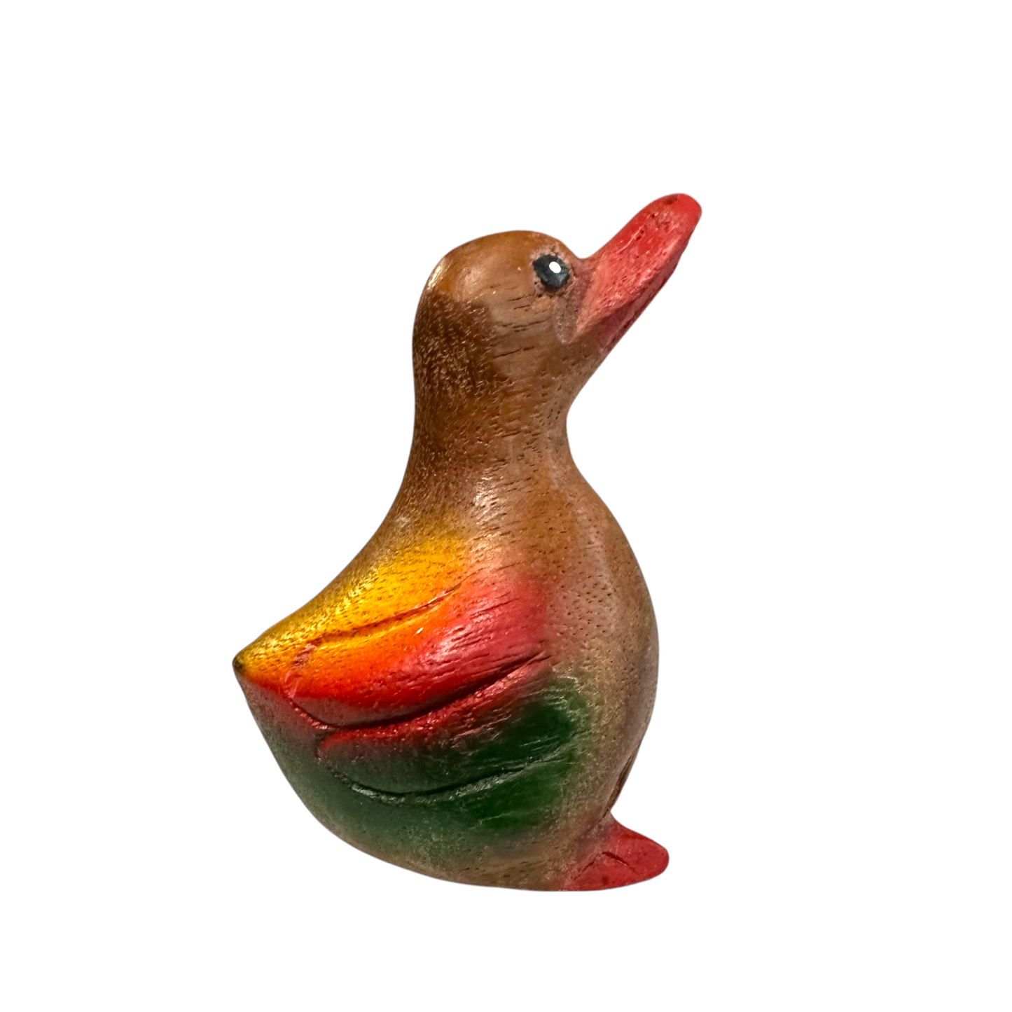 Painted Wooden whistle duck