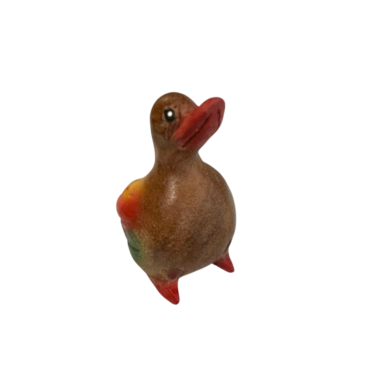 Painted Wooden whistle duck