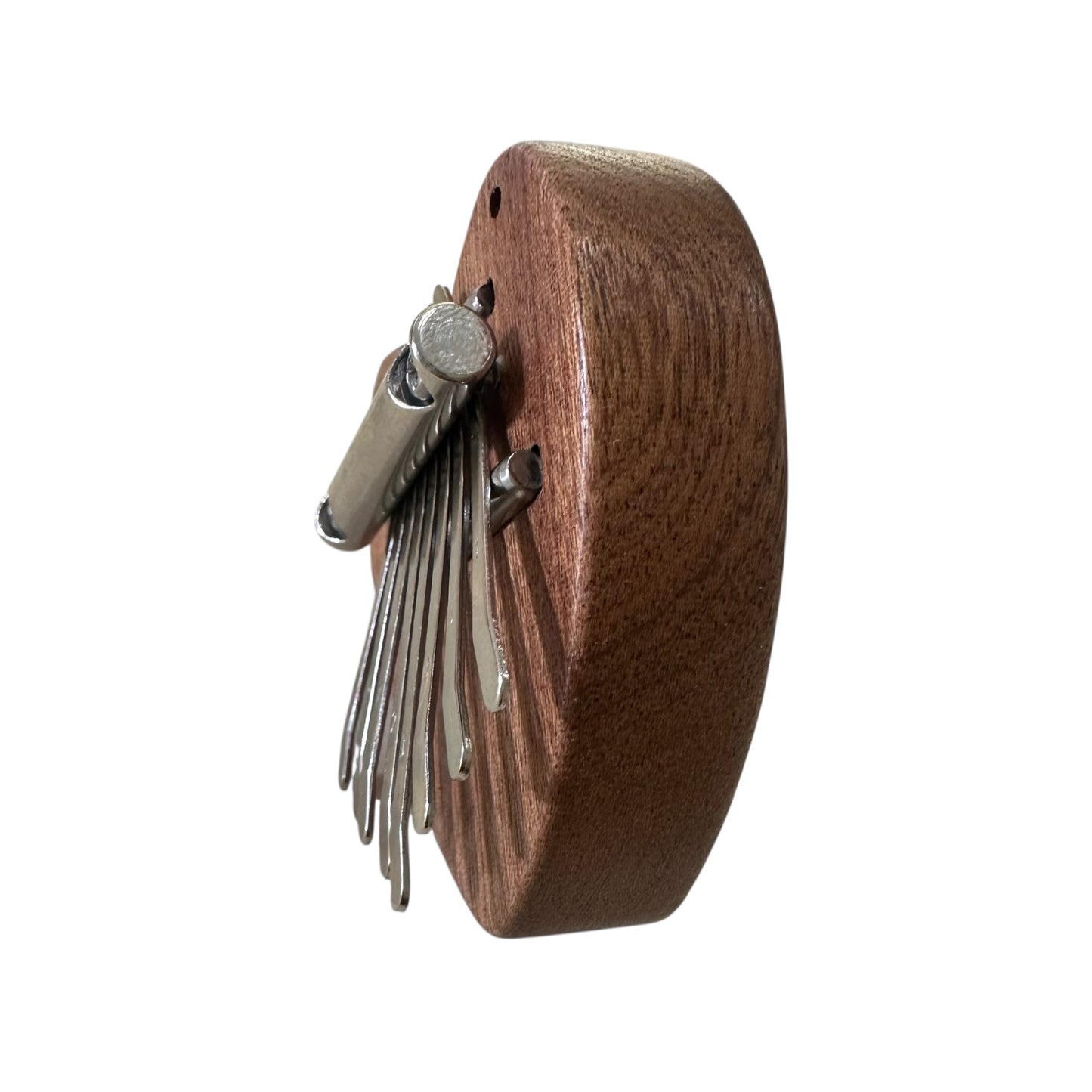 Heart-Shaped Wooden Kalimba – 8-Key Thumb Piano