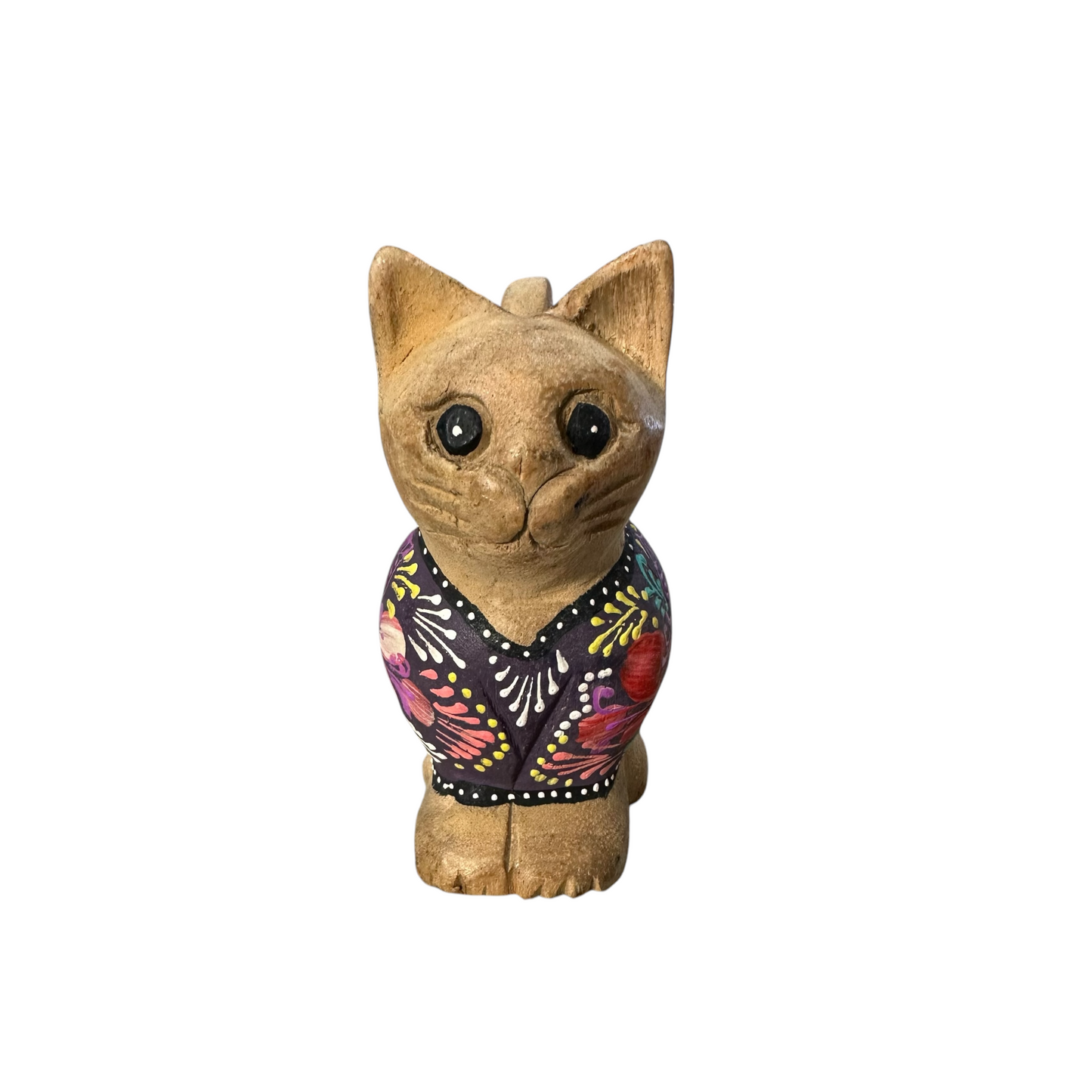 Brown with Dark Floral – Twilight Whiskers Cat
