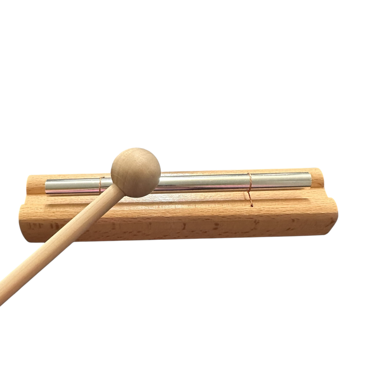 Single-Tone Wooden Chime Bar with Mallet