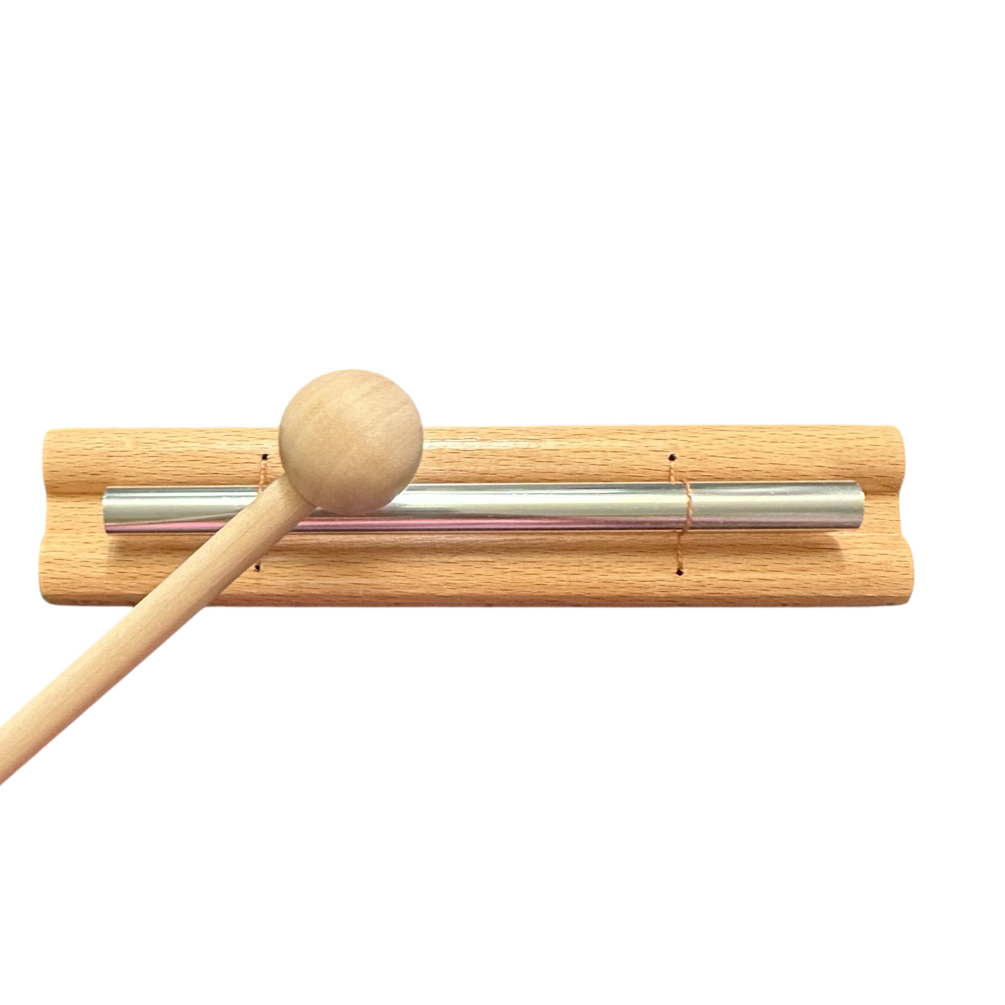 Single-Tone Wooden Chime Bar with Mallet