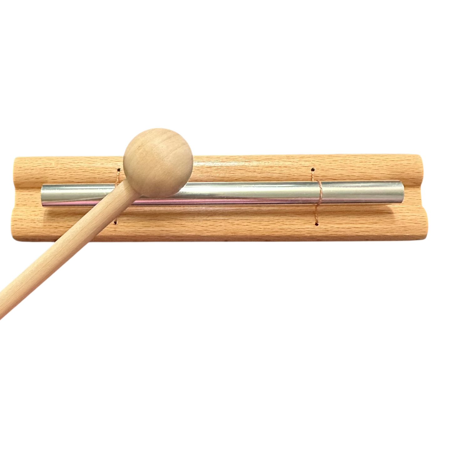 Single-Tone Wooden Chime Bar with Mallet