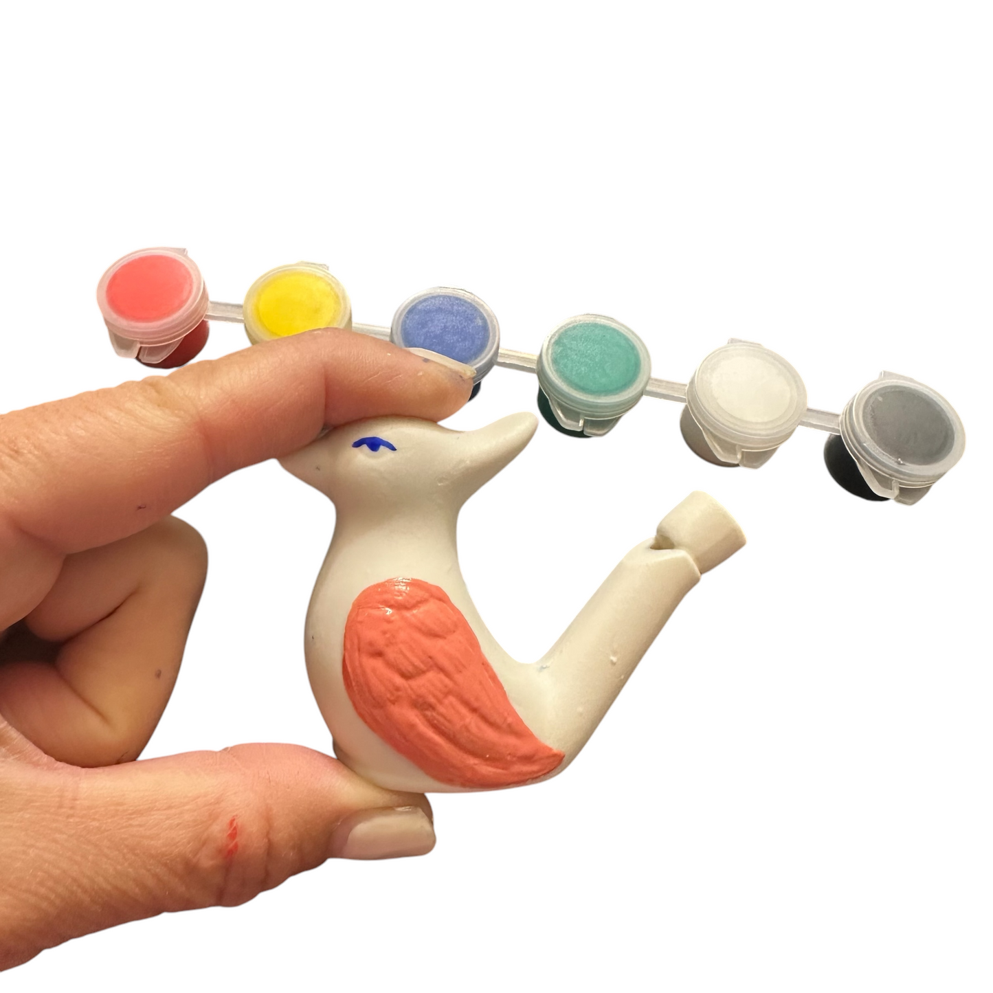 Paint-Your-Own Ceramic Bird Whistle Kit