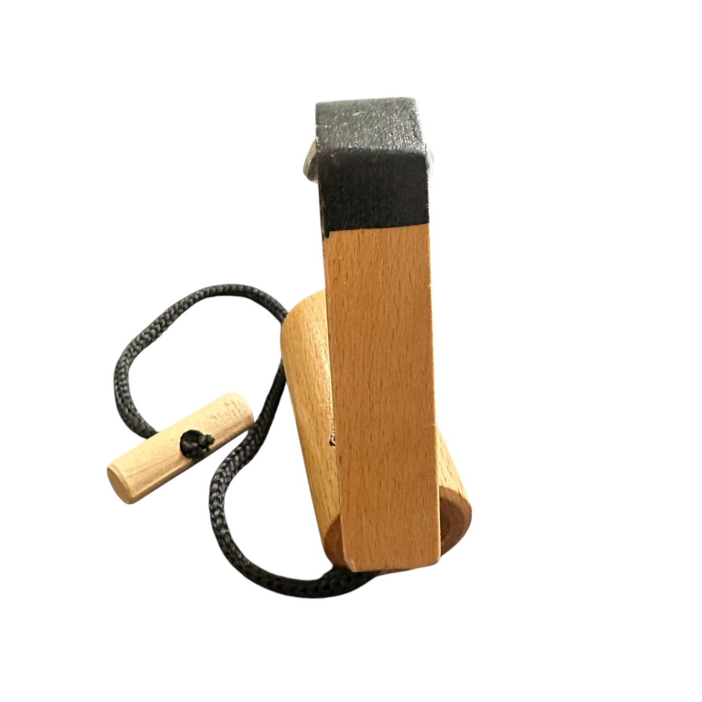 Handmade Wooden Woodpecker Doorbell – Spring-Action Door Knocker