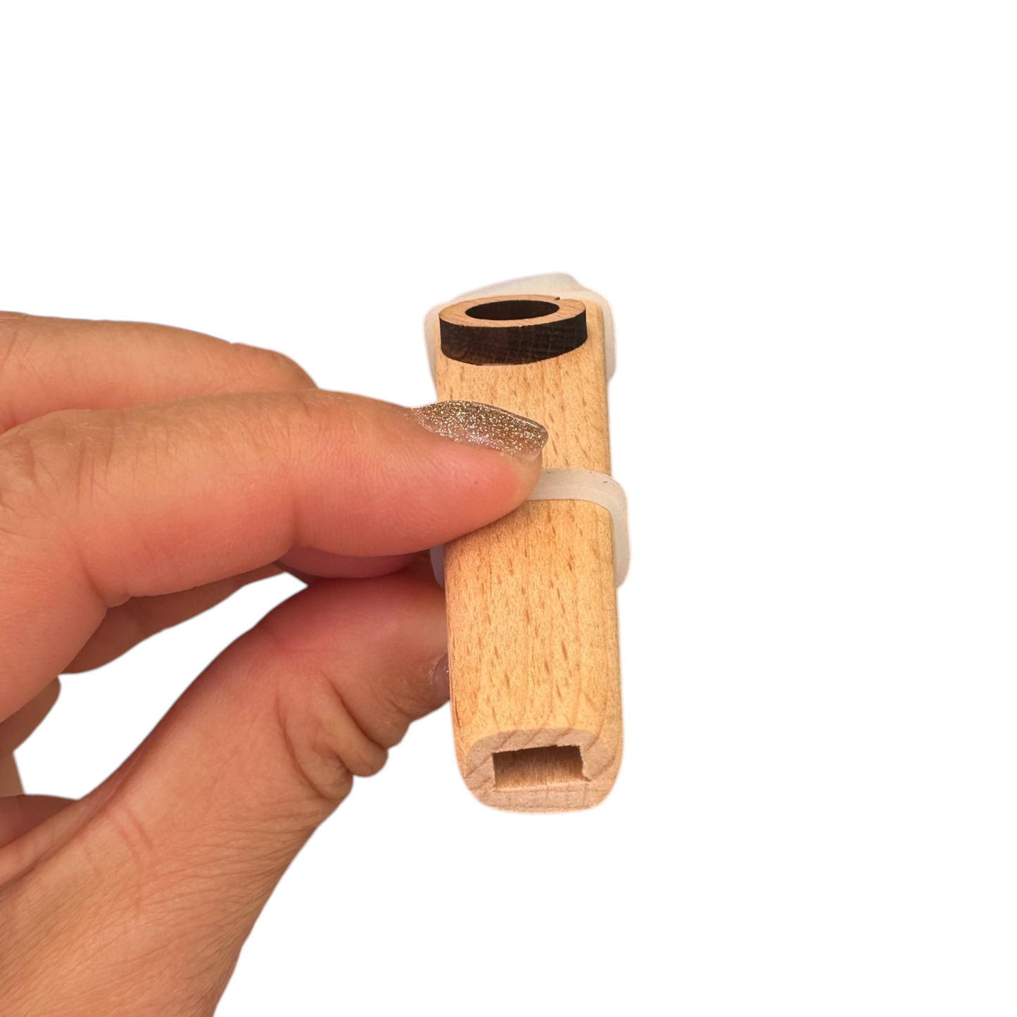 Wooden Kazoo – Handcrafted Hum Sound Toy for Kids & Adults – Natural Musical Fun Instrument