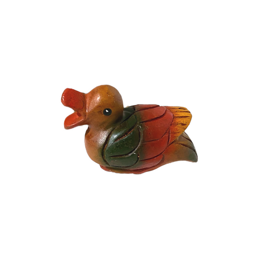 Painted Wooden Musical Whistle Duck Noise Maker