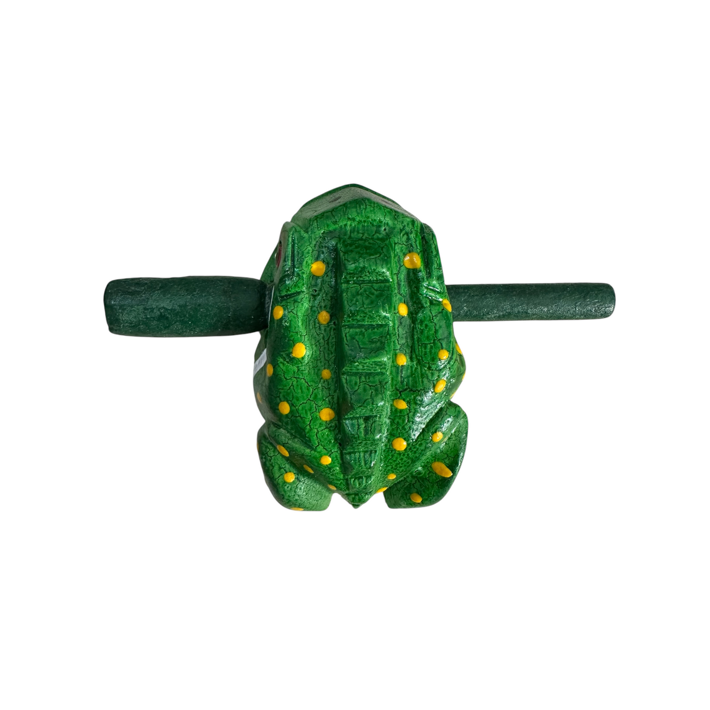 2" Green Leaf Frog Musical Frog Percussion Instrument