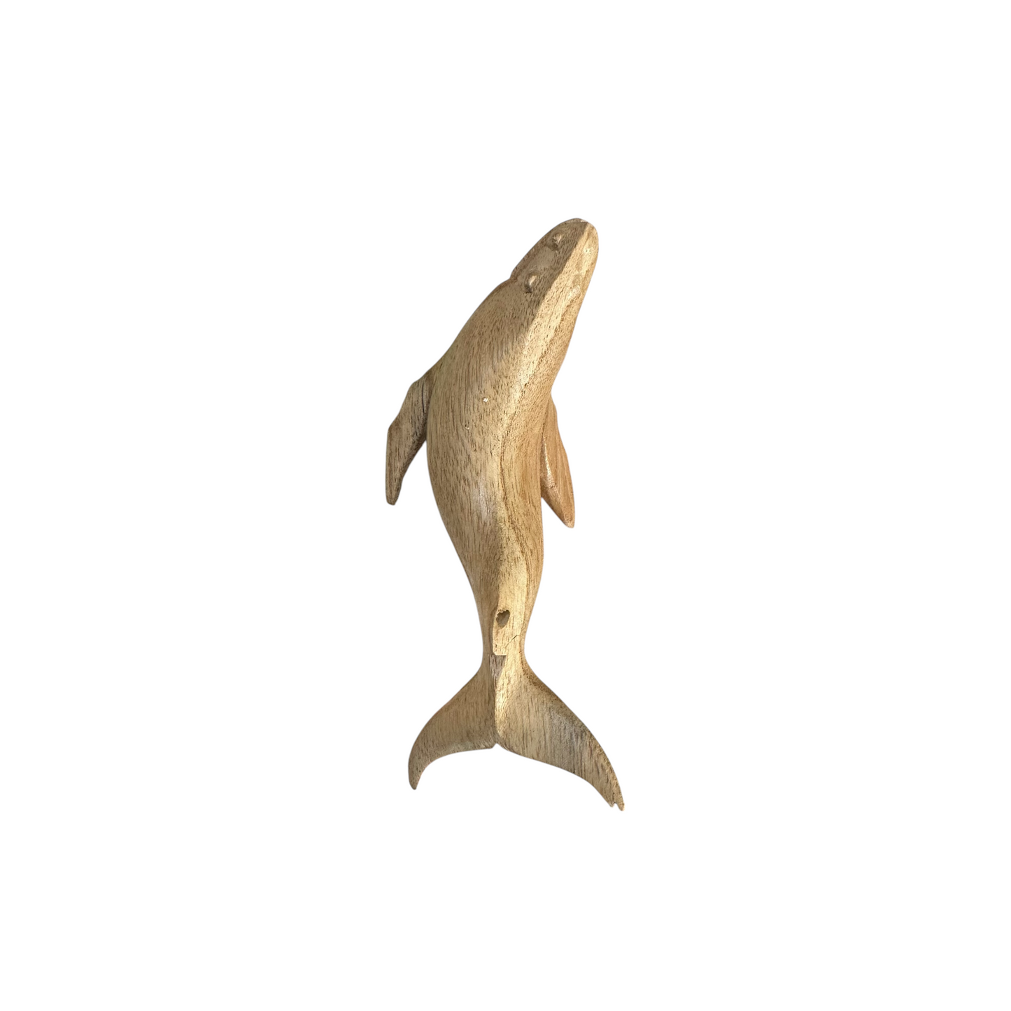 Wooden humpback whale whistle noise maker