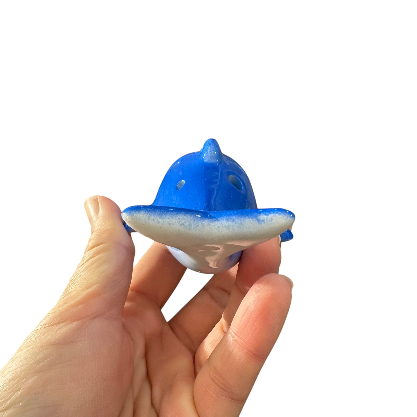 Ceramic Dolphin Ocarina Ocean Blue