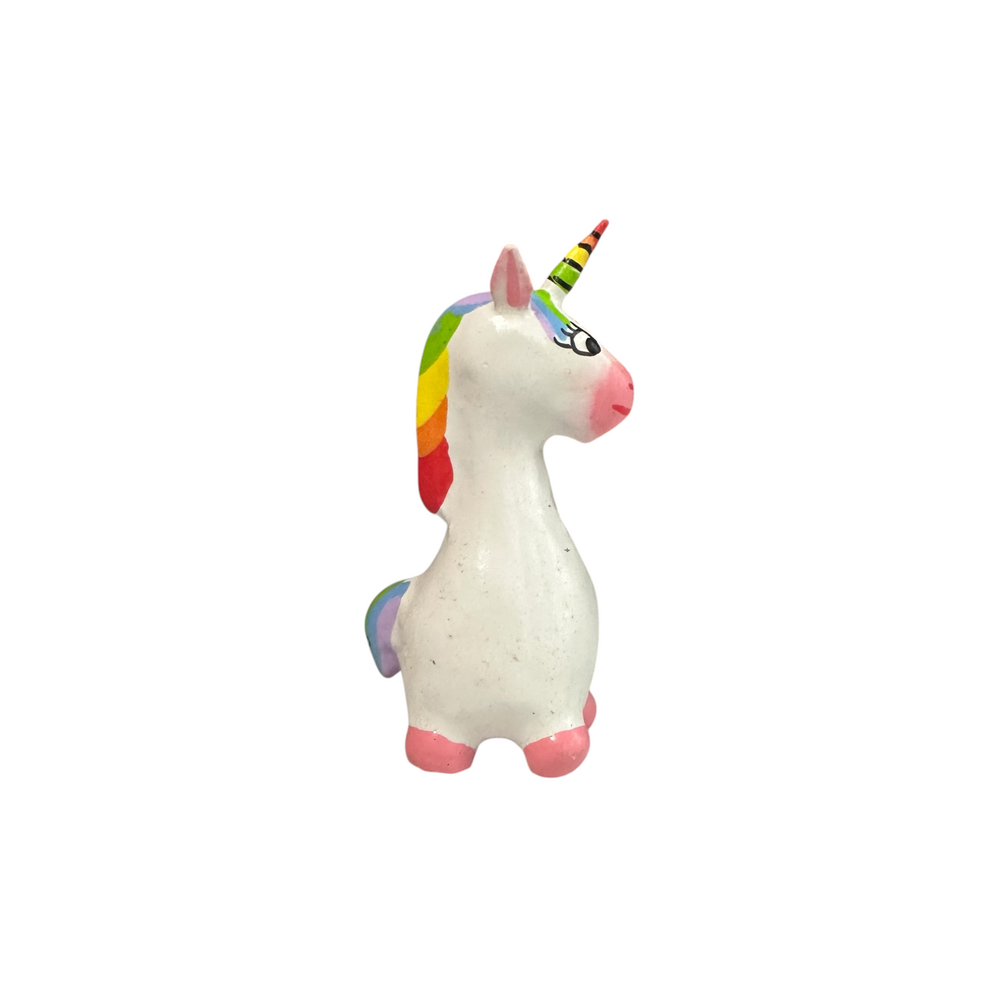 Mini Wooden Unicorn Figurine