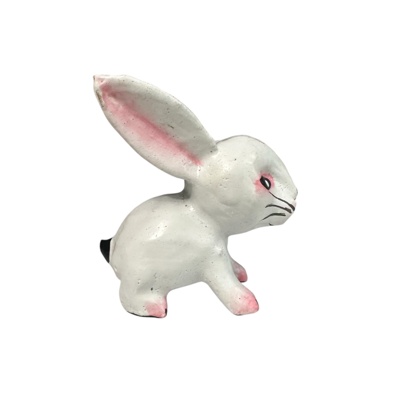 Mini Wooden Bunny Figurine