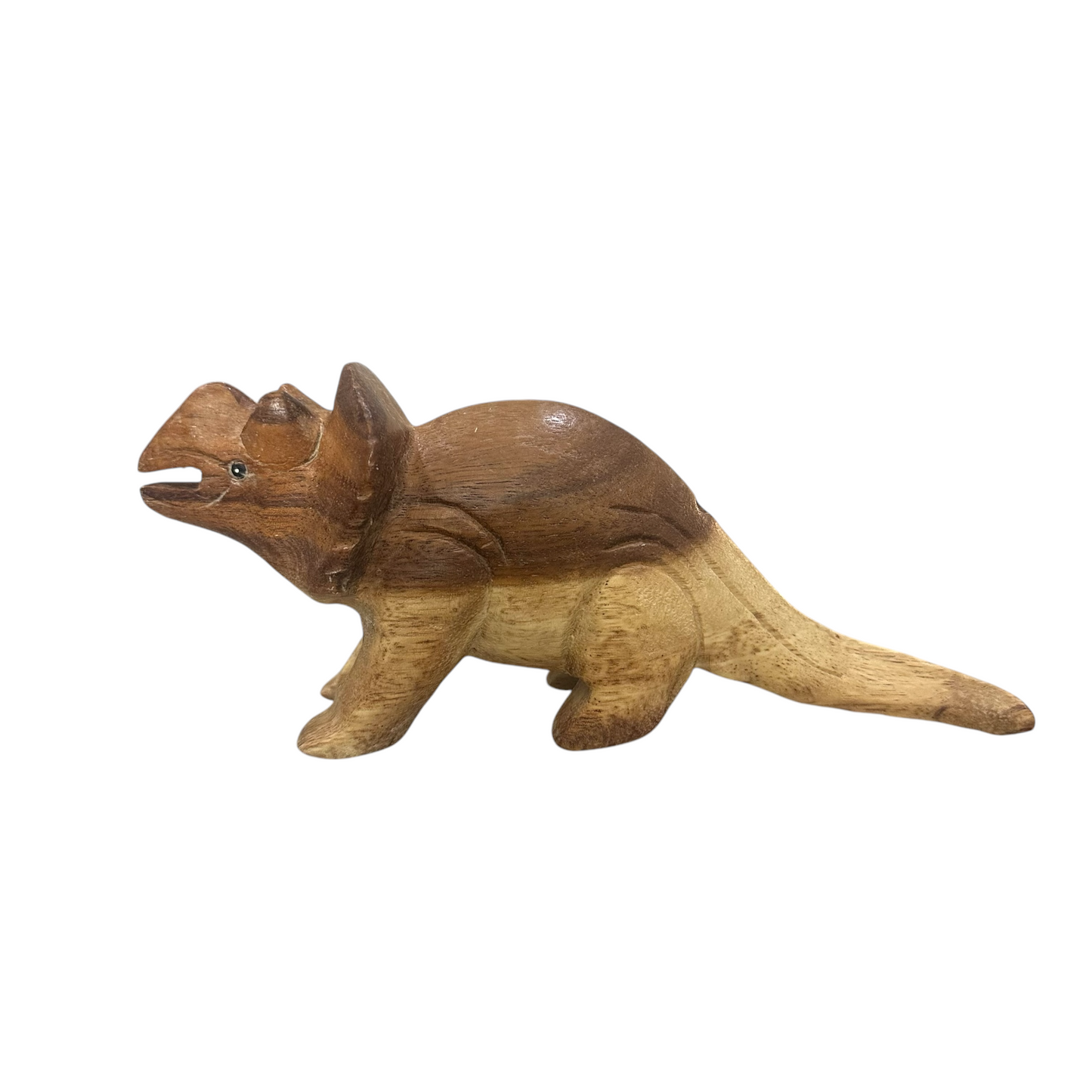 Wooden Musical Tri Dinosaur Whistle Instrument