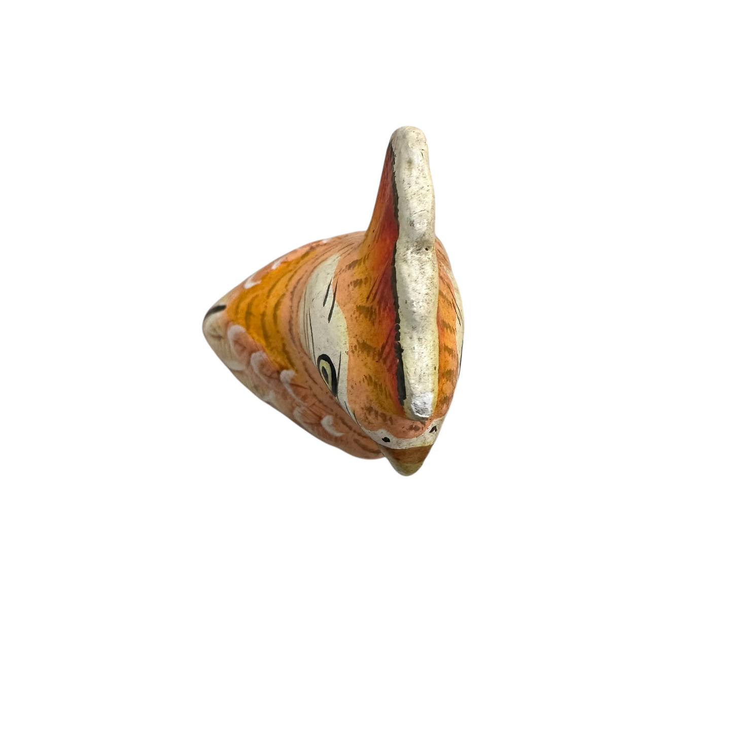 Wooden Parrot Decoration figurine (Orange)