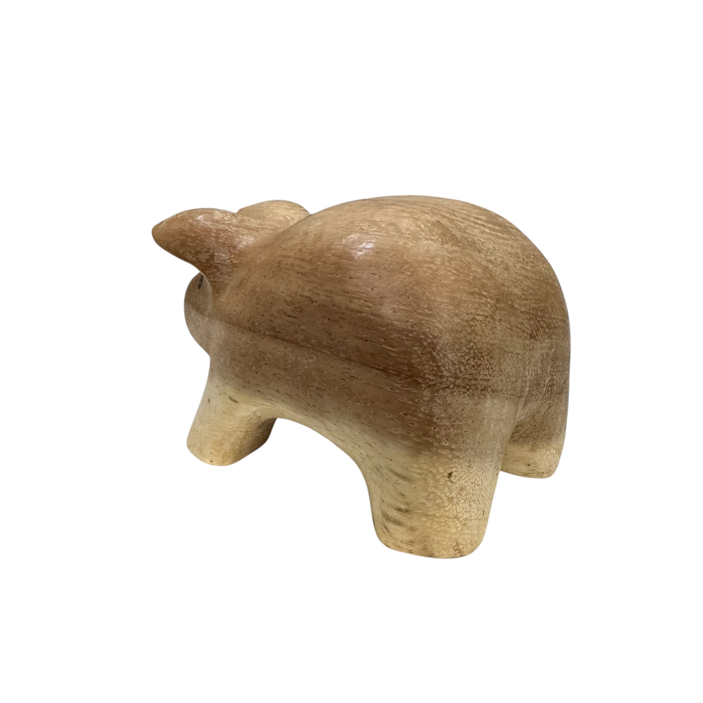 Wooden Pig Figurine Decoration