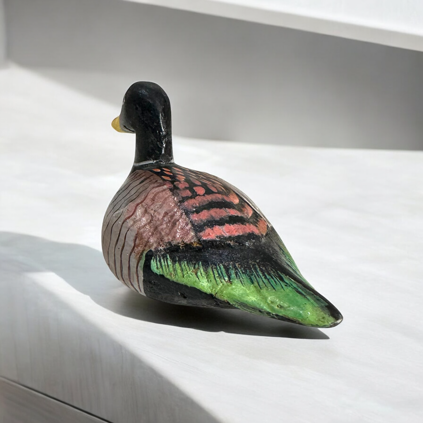 Rustic Mallard Duck Carving
