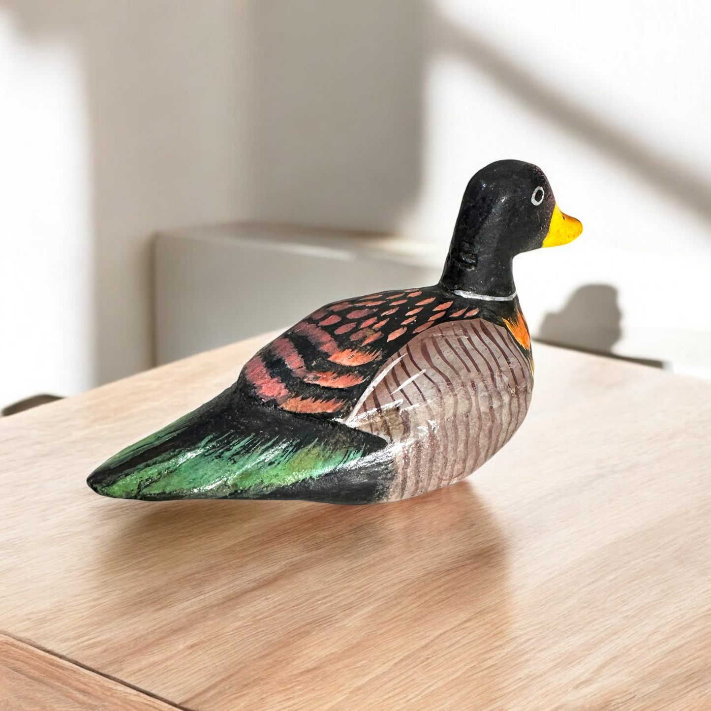 Rustic Mallard Duck Carving