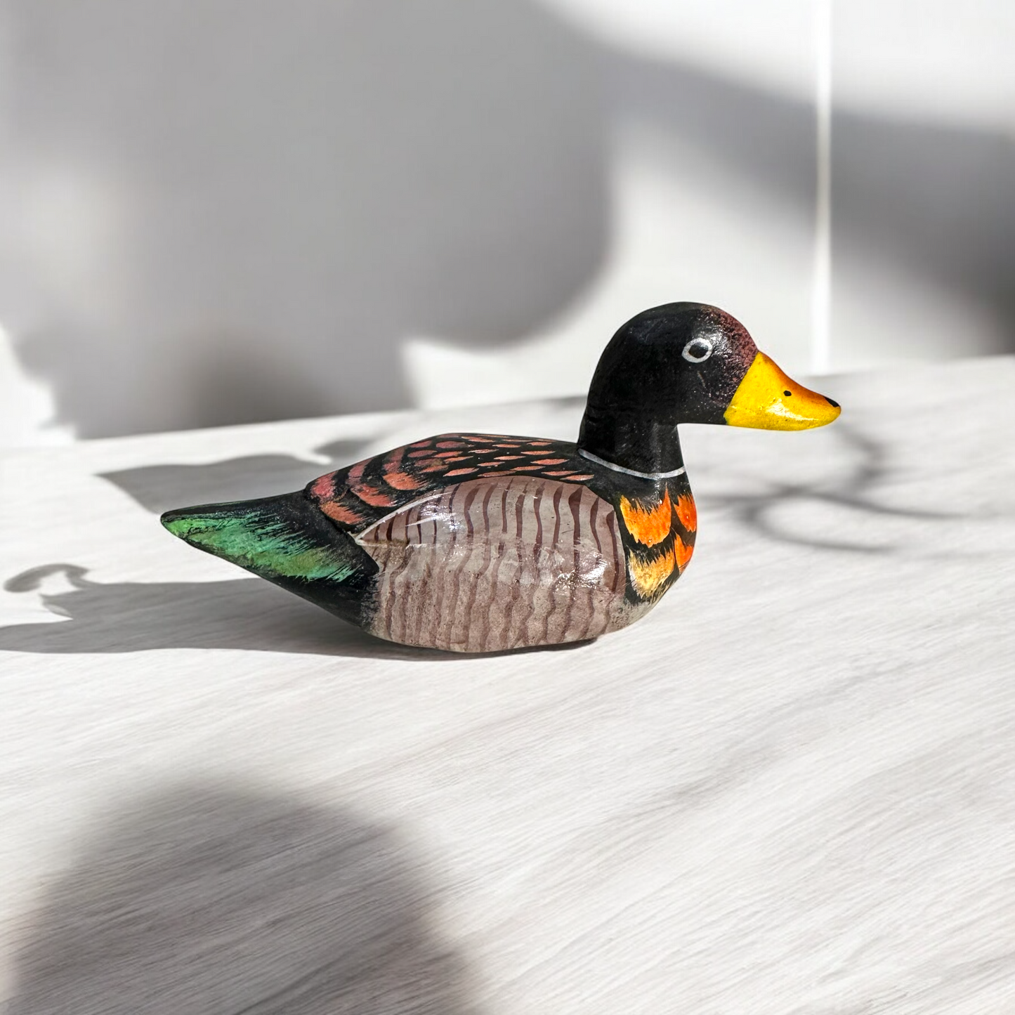 Rustic Mallard Duck Carving