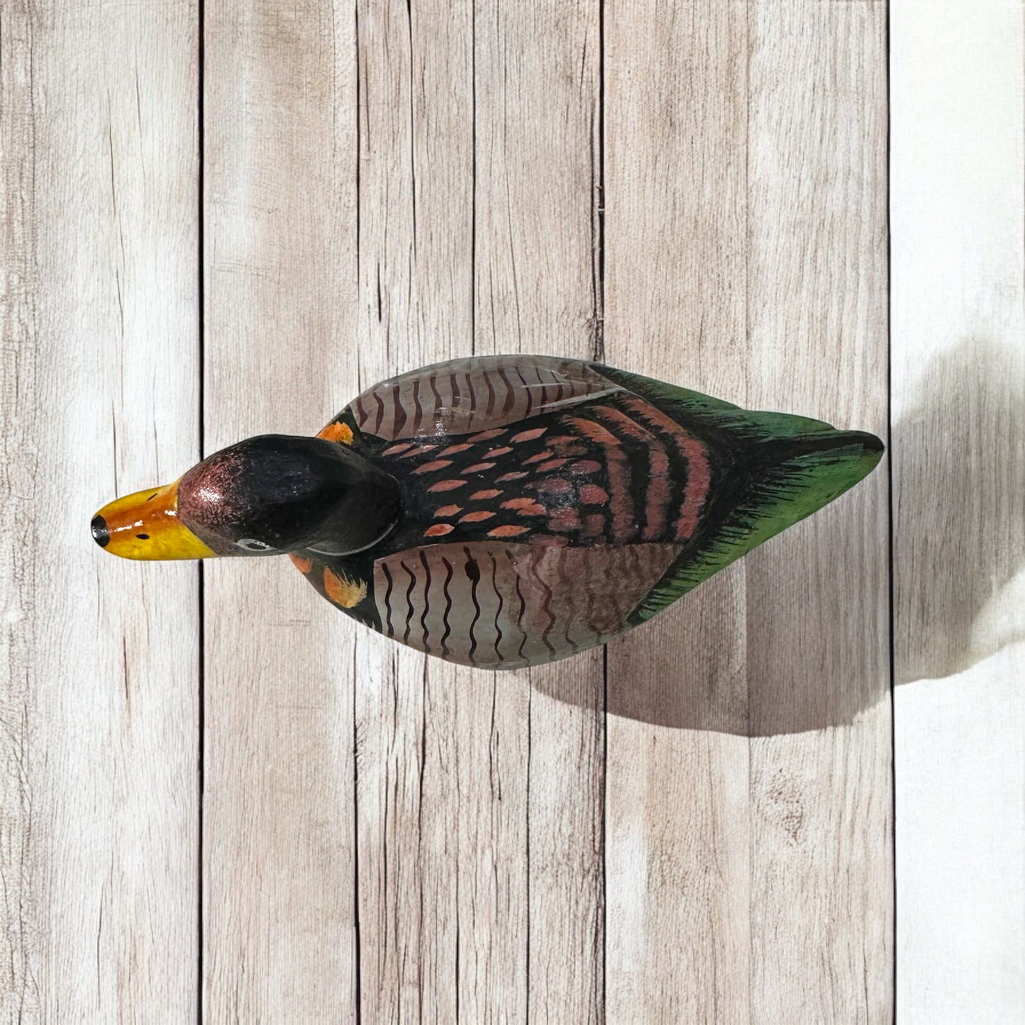 Rustic Mallard Duck Carving