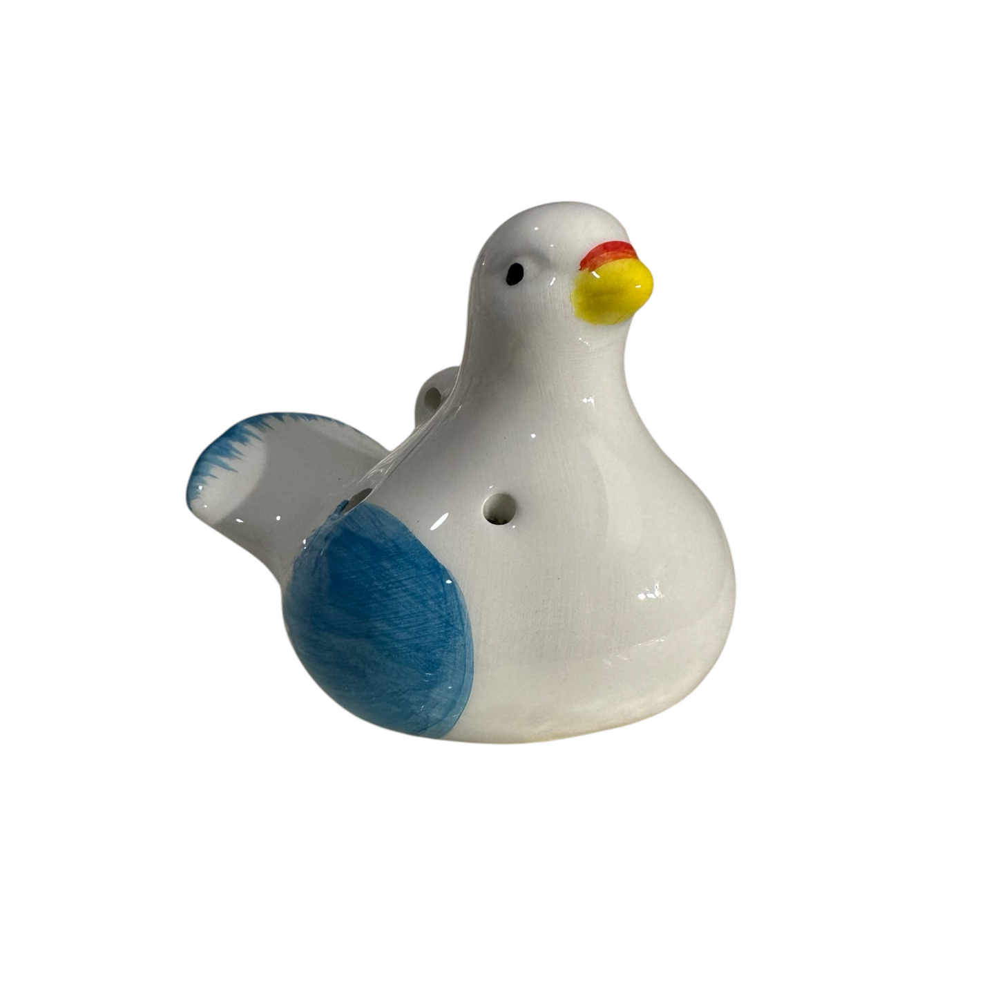 Ceramic Bird Water Whistle – Blue Wing