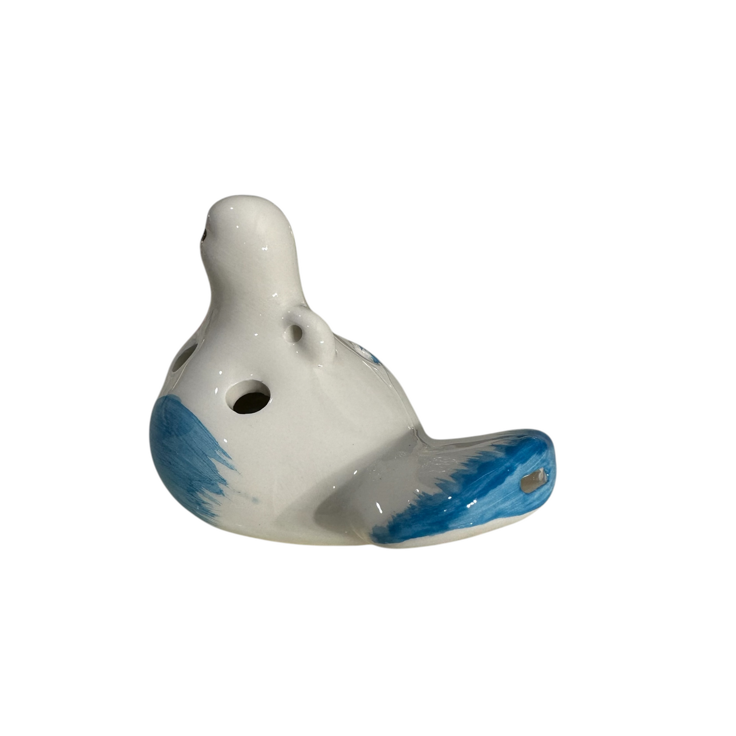 Ceramic Bird Water Whistle – Blue Wing