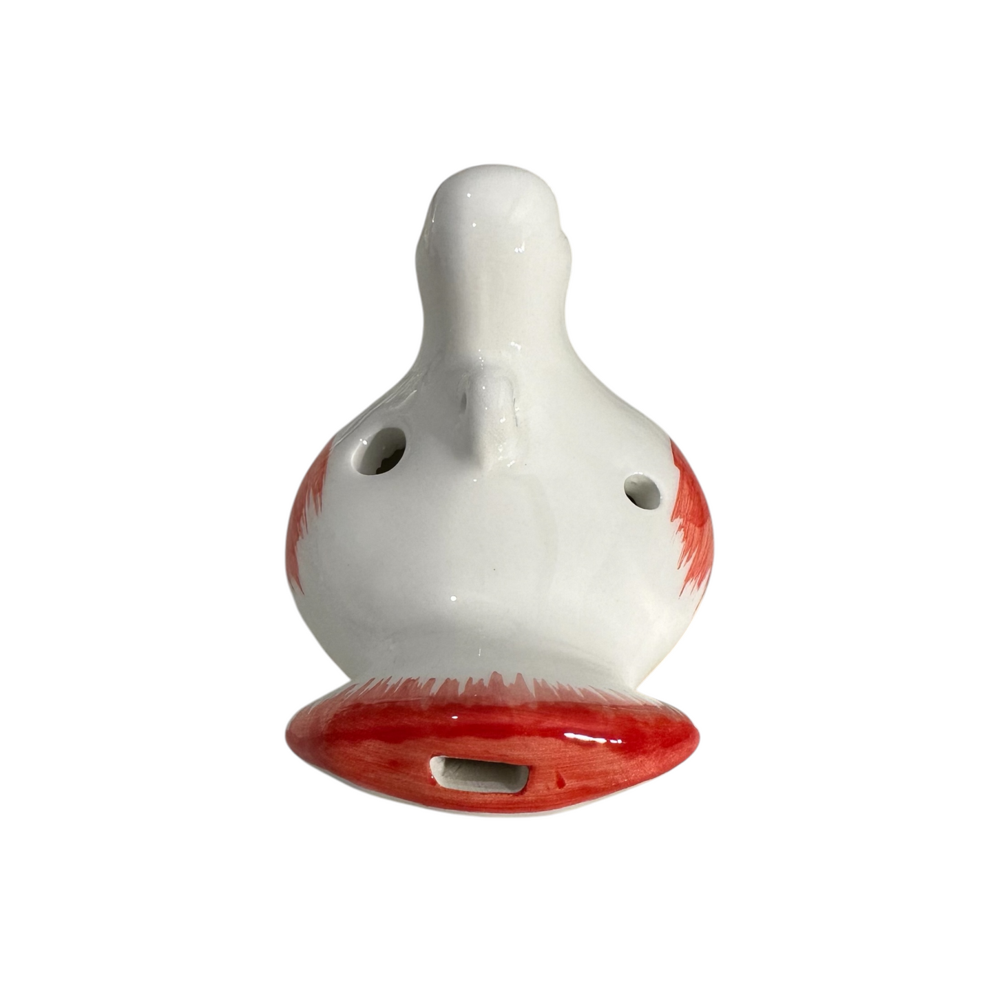 Ceramic Bird Water Whistle – Red Wing