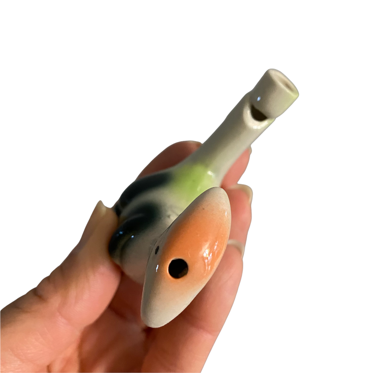 Ceramic Water Whistle Wind Instrument Dinosaur