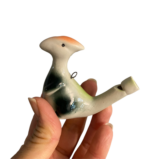 Ceramic Water Whistle Wind Instrument Dinosaur