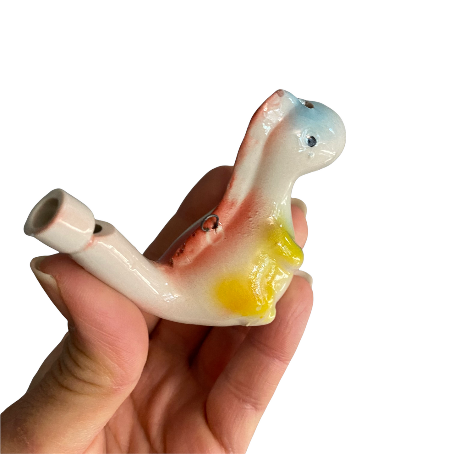 Ceramic Water Whistle Wind Instrument Godzilla