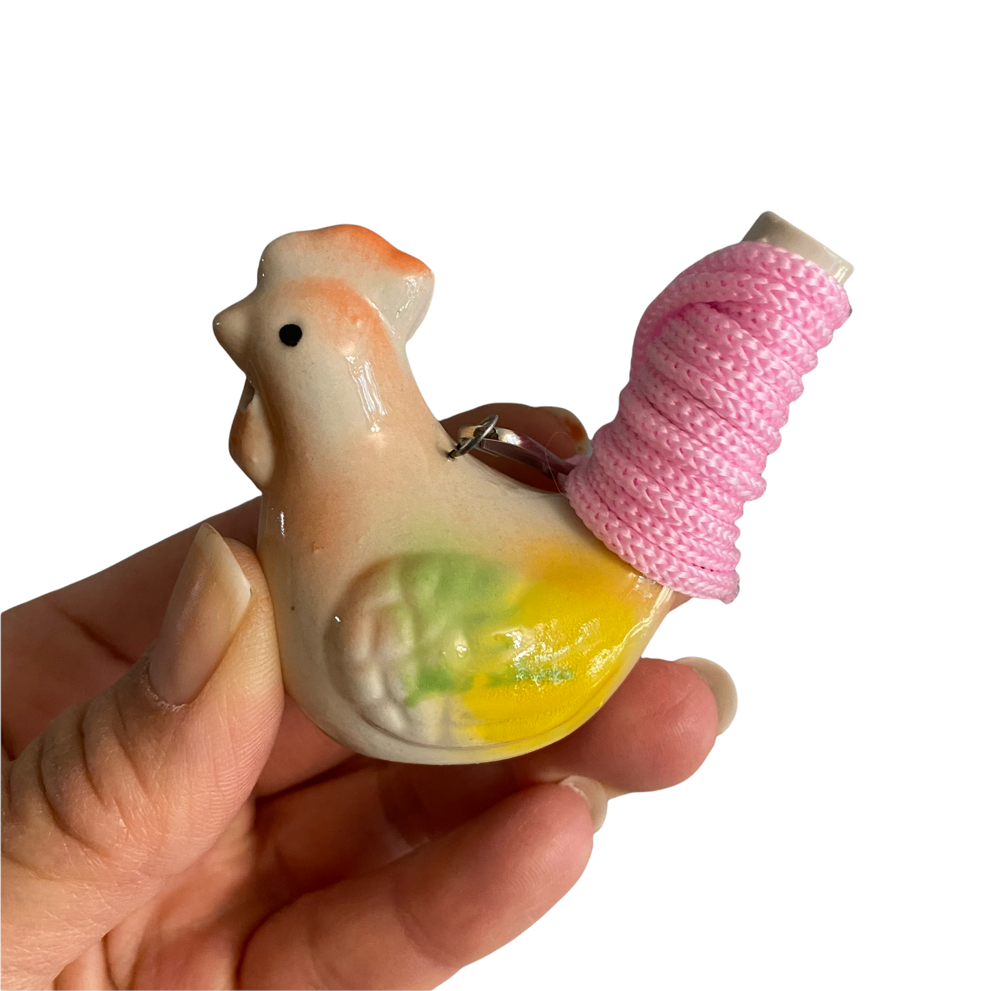 Ceramic Water Whistle Wind Instrument Rooster