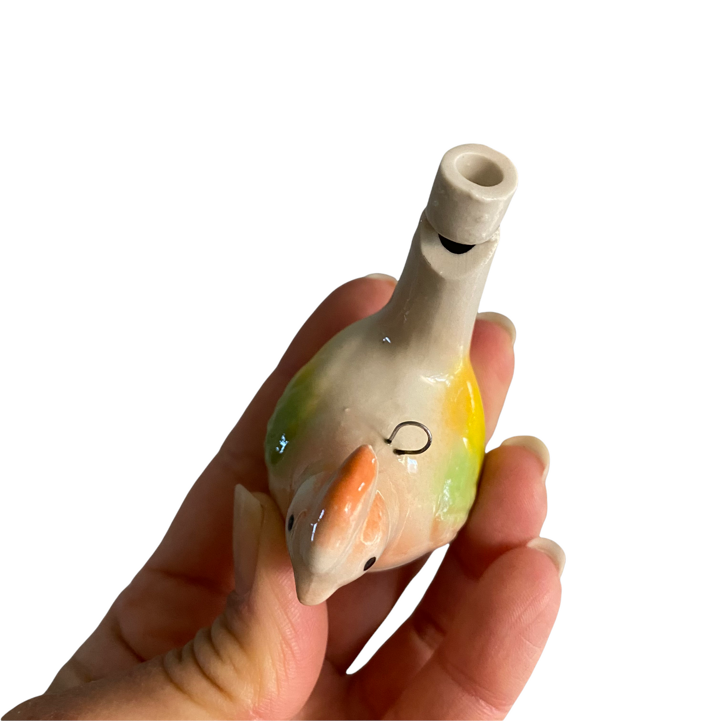 Ceramic Water Whistle Wind Instrument Rooster