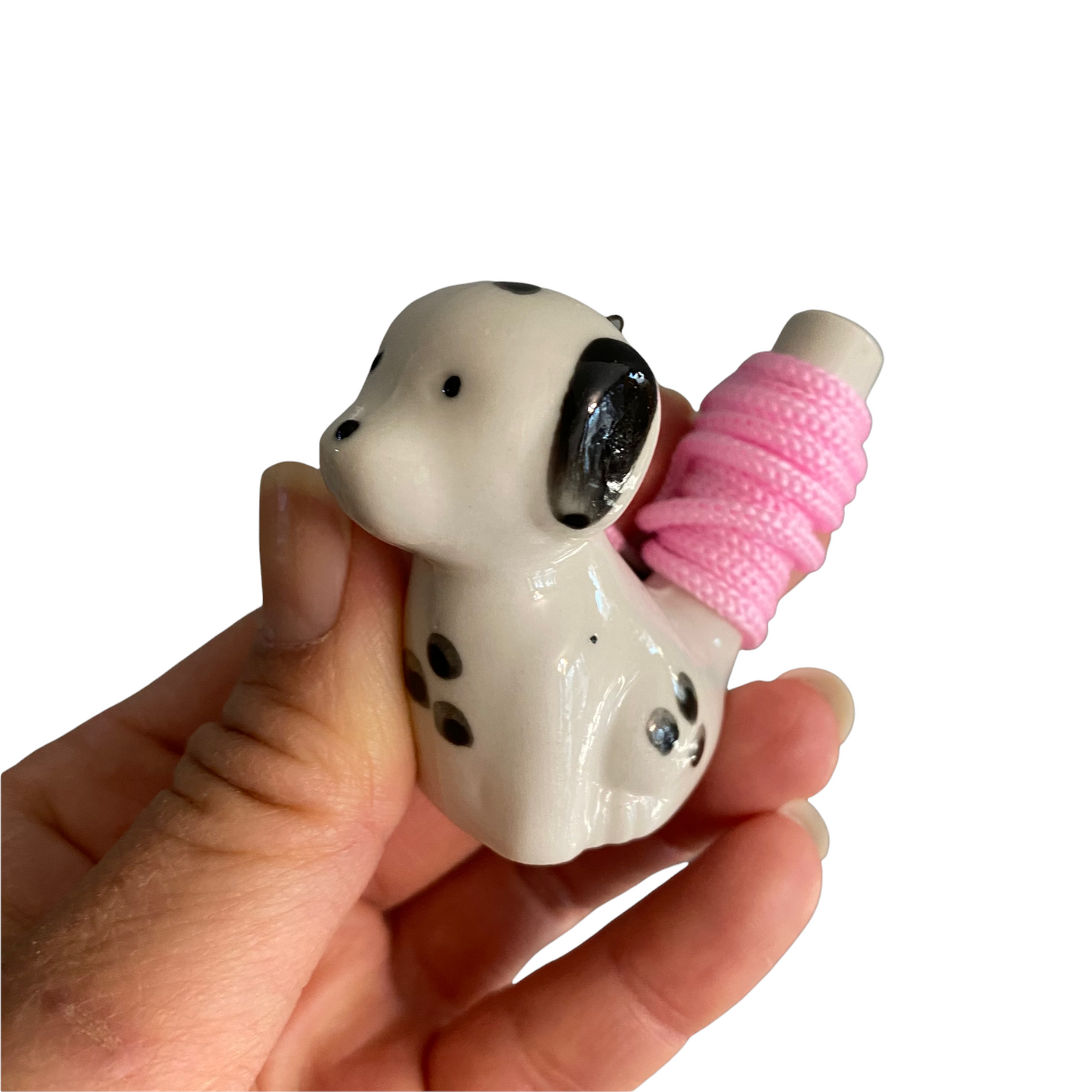 Ceramic Water Whistle Wind Instrument Puppy