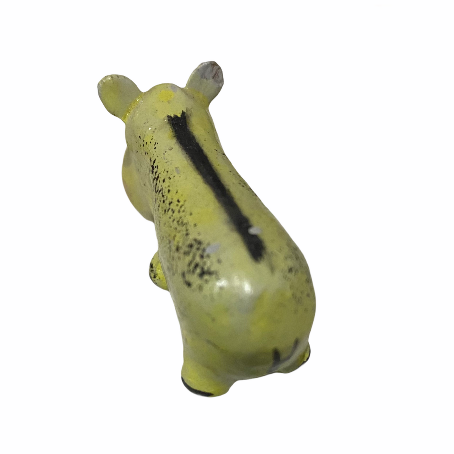 Mini Wooden Hippo Figurine