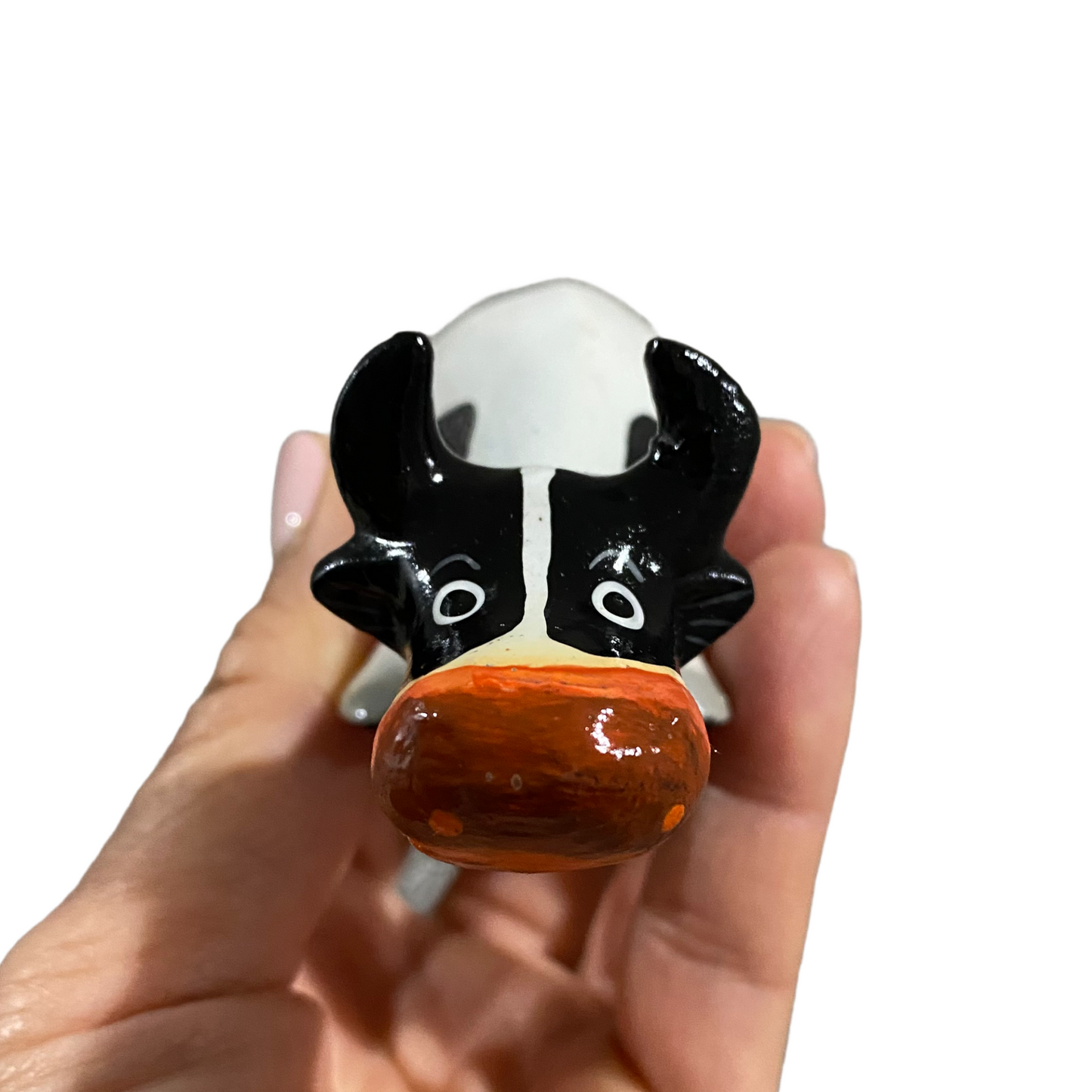 Wooden Cow Shelf Figurine Decoration