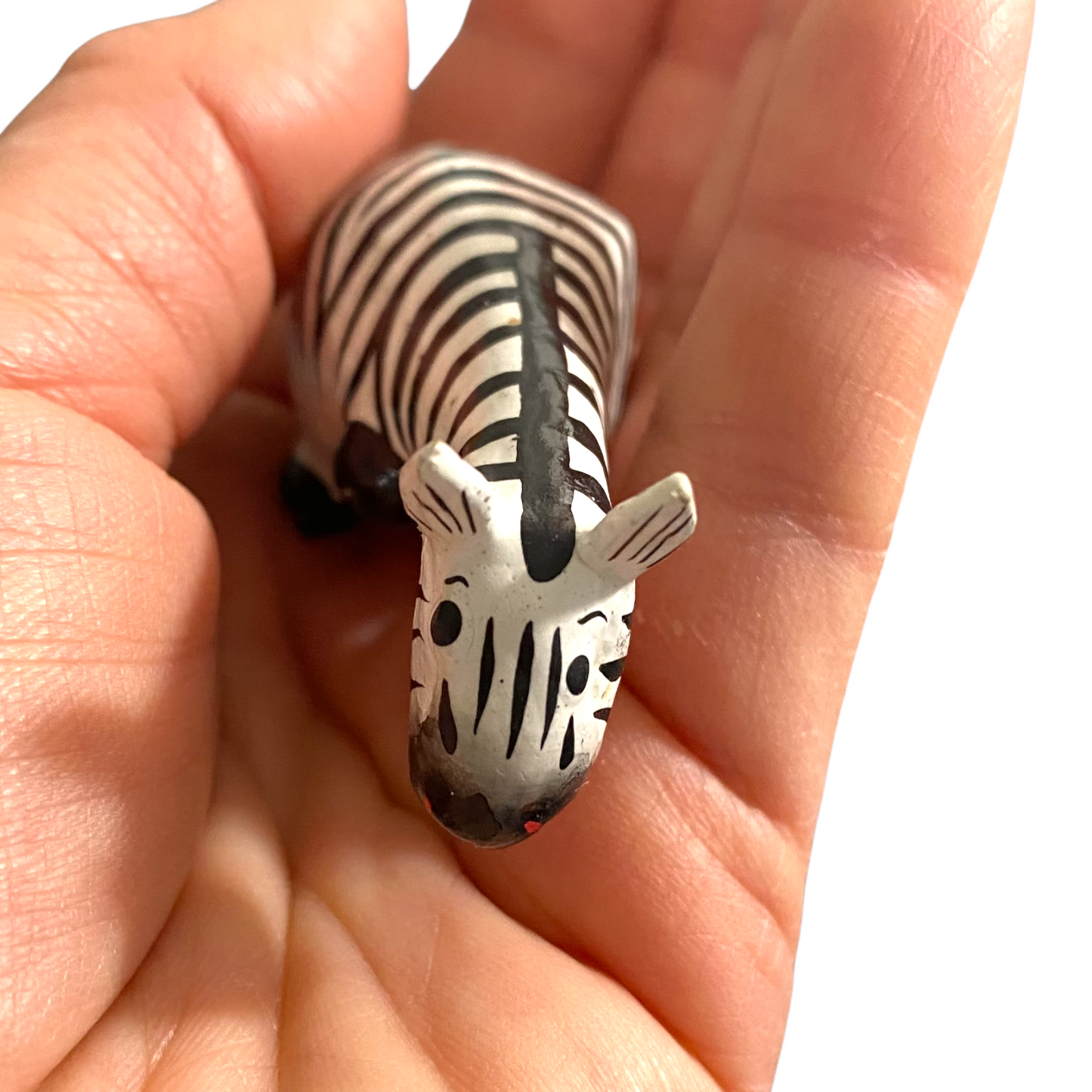 Wooden Minimal Zebra Shelf Figurine Decoration