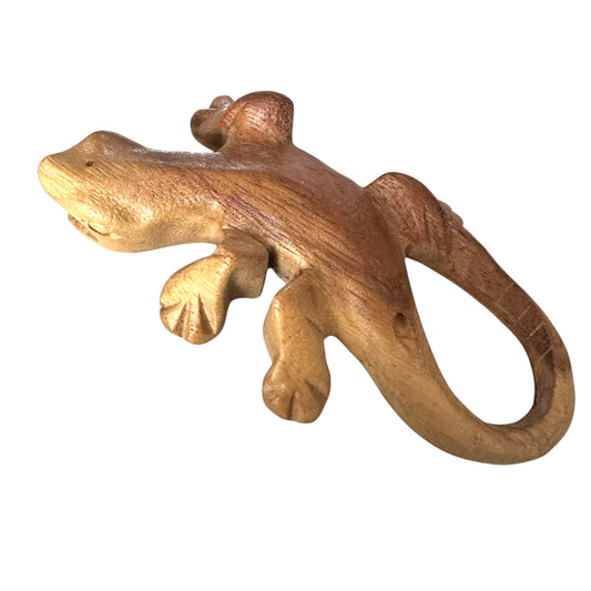 Handcrafted Gecko Wooden Whistle