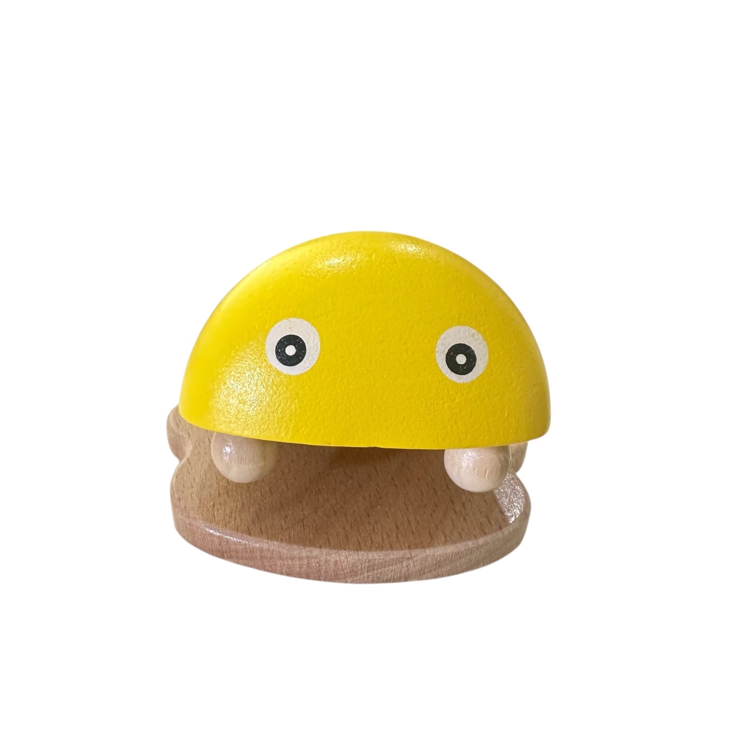 Wooden Fish Castanet | Montessori Music Toy, Sound Therapy Yellow