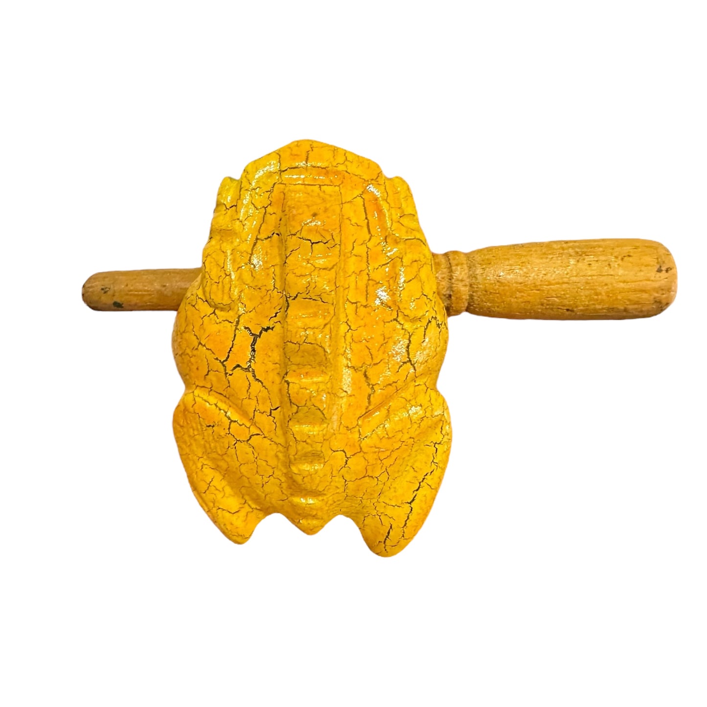 1.5" Extra Small Golden Dart Frog Musical Frog Percussion Instrument