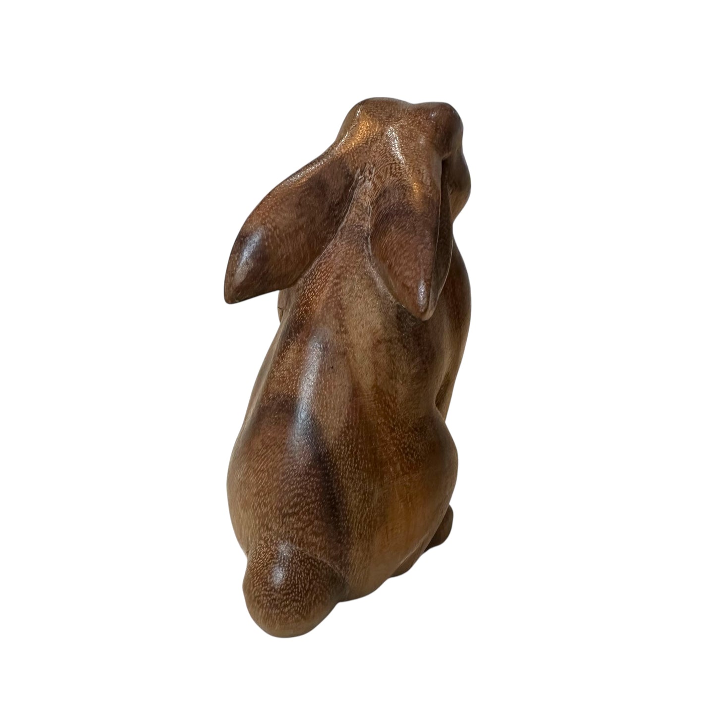 Sacred Groomer – Hand-Carved Praying Rabbit Figurine