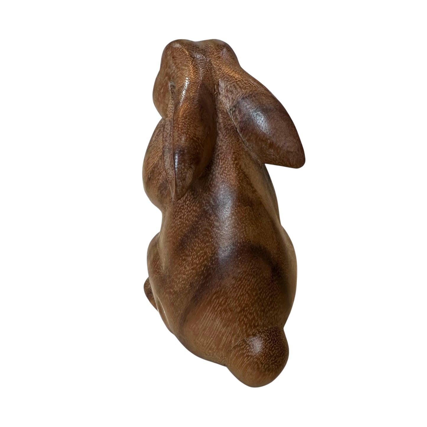 Sacred Groomer – Hand-Carved Praying Rabbit Figurine