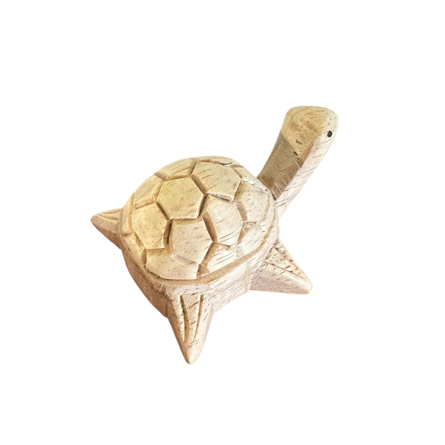 Mini Wooden Turtle Figurine