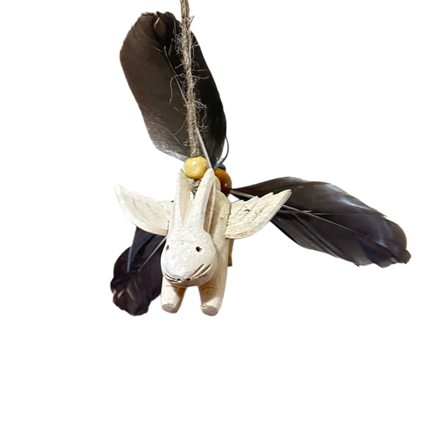 Wooden Wind Spinning Flying Rabbit