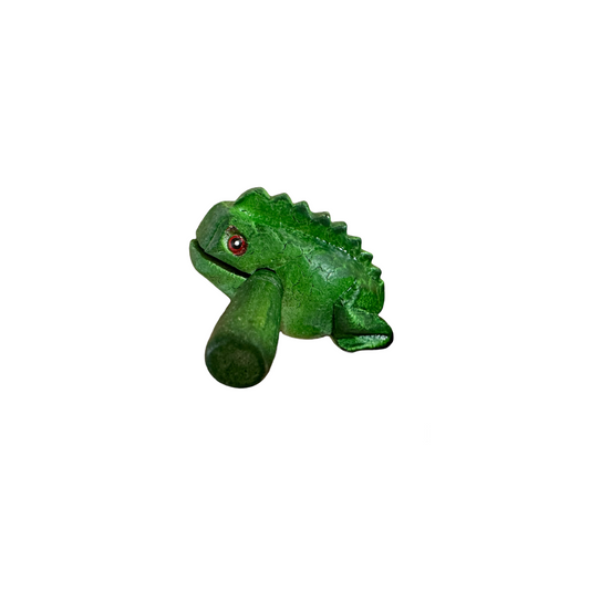 1.5" Extra Small Green Tree Frog Musical Frog Percussion Instrument