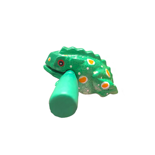 2" Mint Frog Musical Percussion Frog