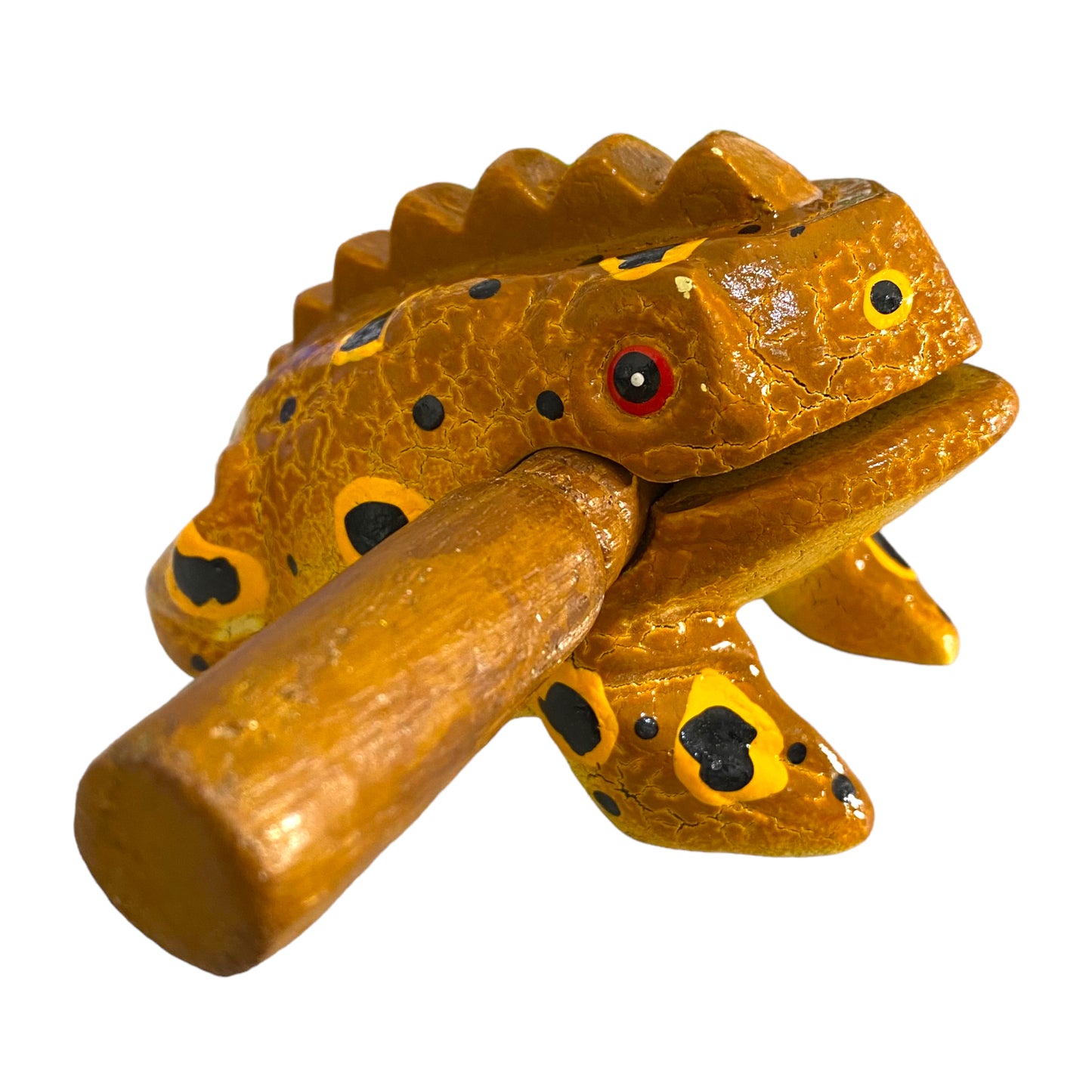 3" Medium Cinnamon Musical Percussion Frog3"