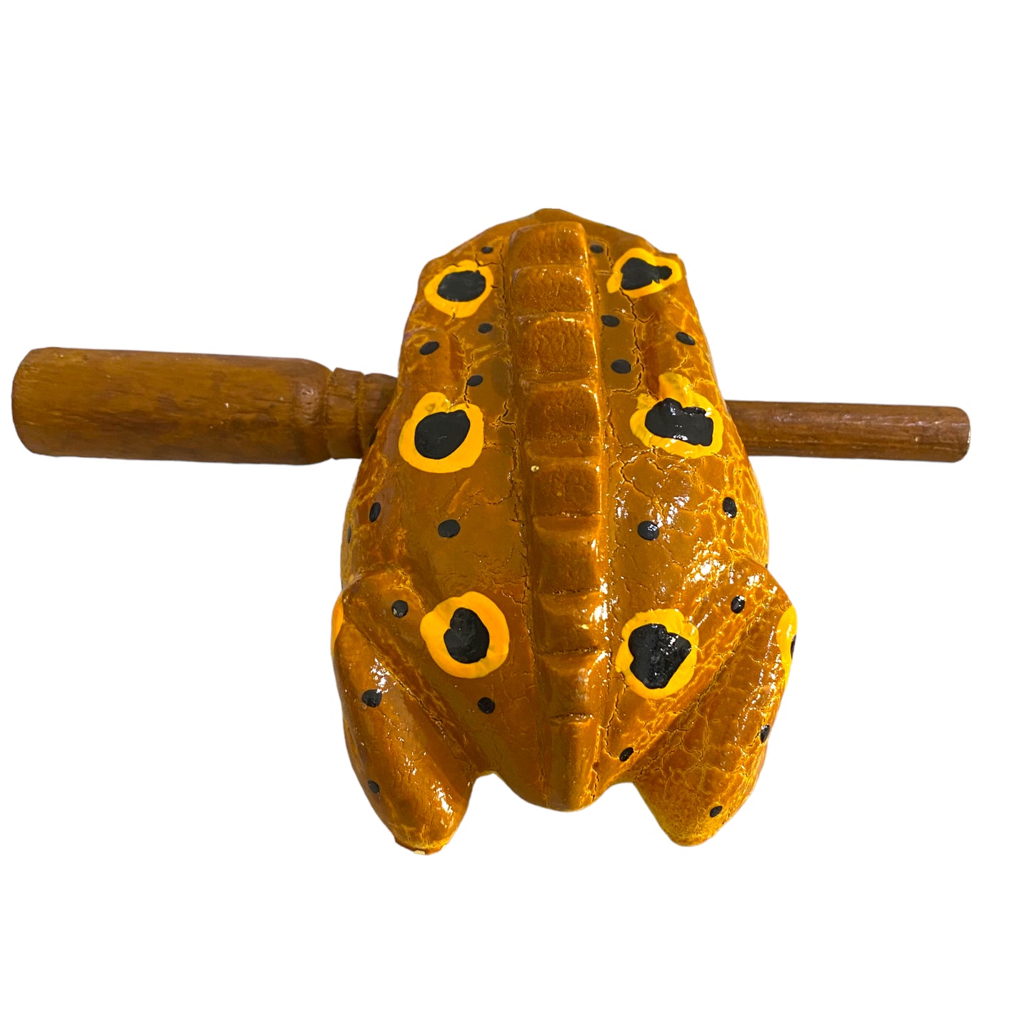 3" Medium Cinnamon Musical Percussion Frog3"