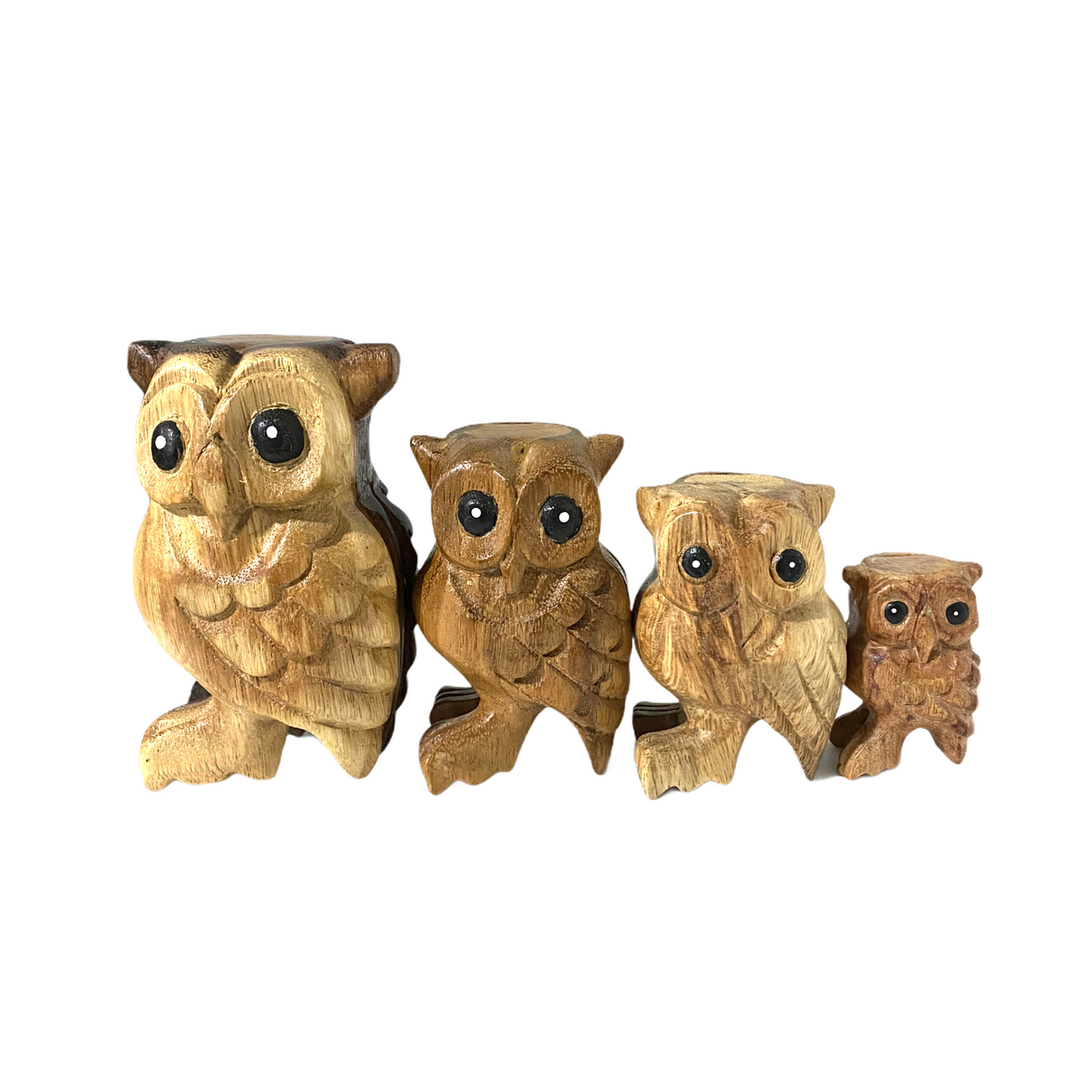 5" Wooden Musical Whistle Owl Percussion Instrument