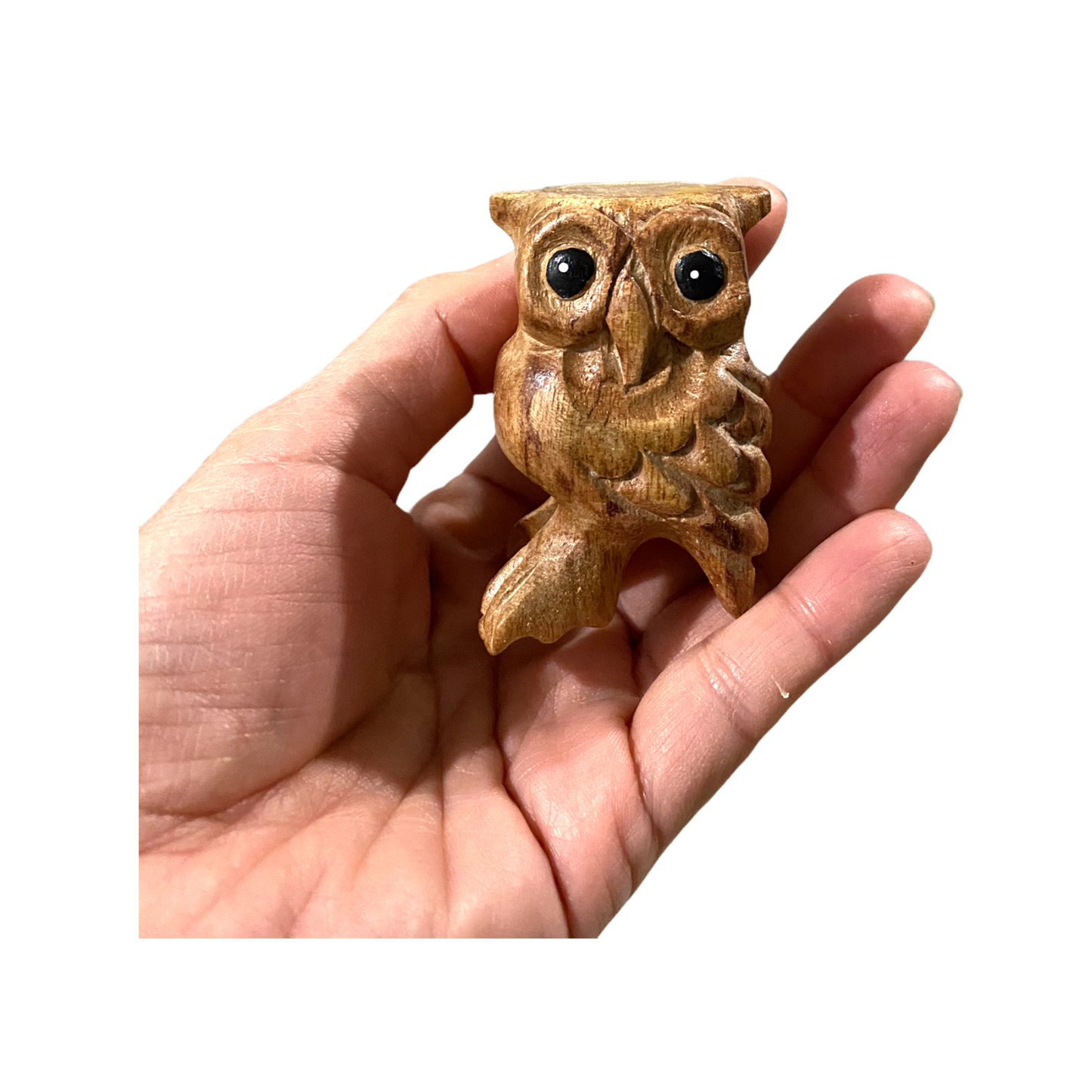 2" Wooden Musical Whistle Owl  Instrument